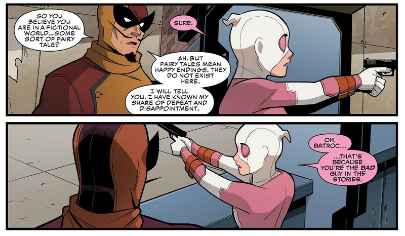 Illustration for article titled How The Unbelievable Gwenpool Deconstructs the Fourth Wall